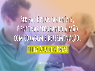 Feliz Dia dos Pais!