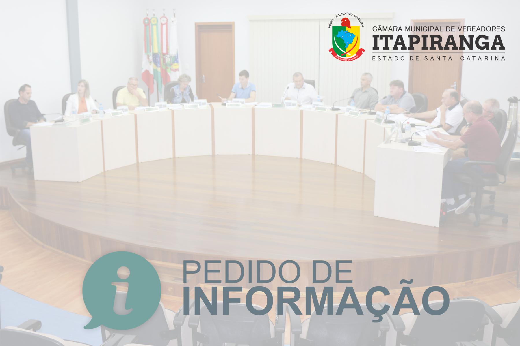 Vereadores solicitam informações ao Poder Executivo municipal